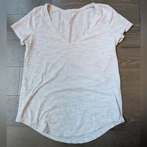 Lululemon Love V-neck Space Grey White